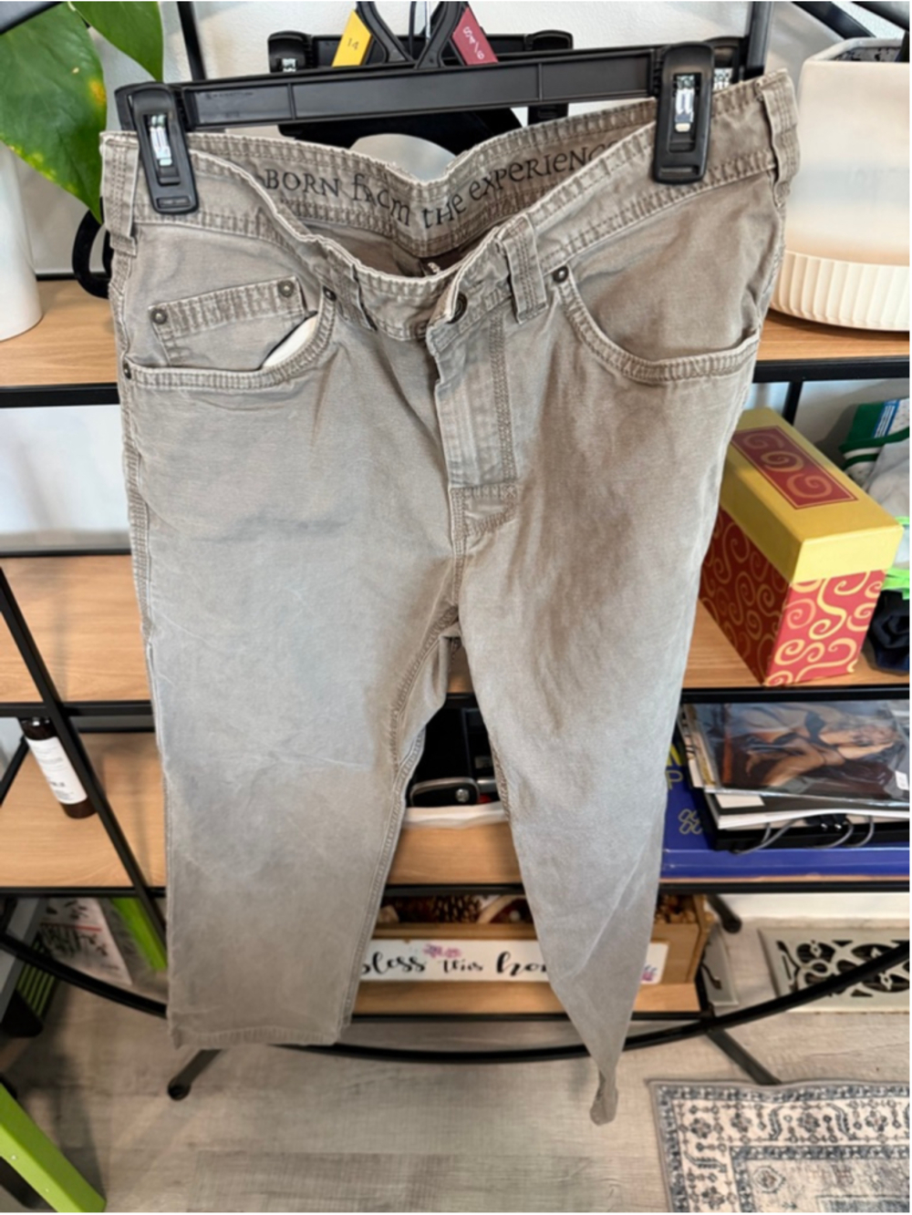 Men's prAna Gray Pants Waist 32